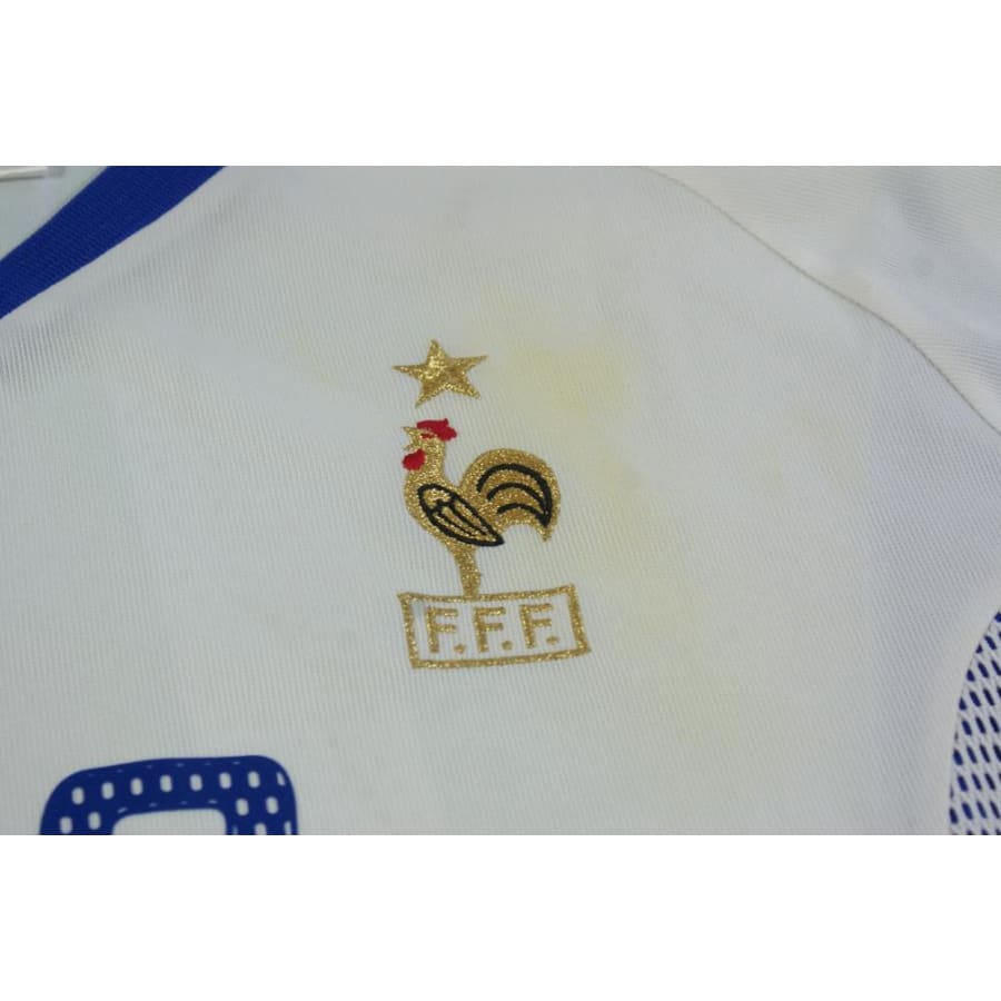 Maillot équipe de France rétro extérieur N°10 ZIDANE 2002-2003 - Adidas - Equipe de France