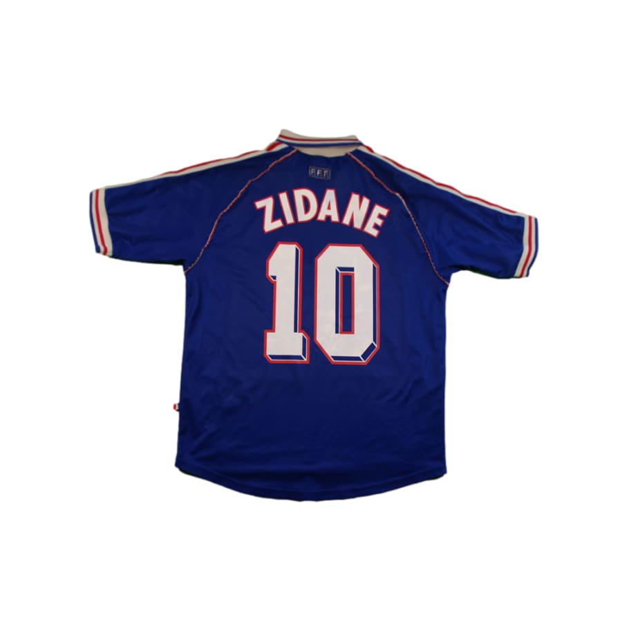 Maillot équipe de France rétro N°10 ZIDANE 1997-1998 - Adidas - Equipe de France