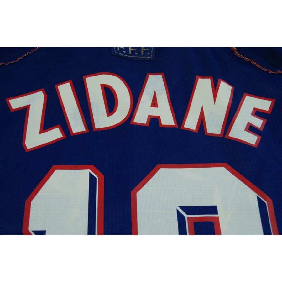 Maillot équipe de France rétro N°10 ZIDANE 1997-1998 - Adidas - Equipe de France