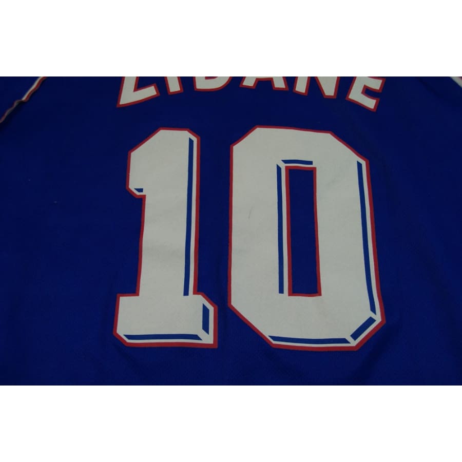 Maillot équipe de France vintage domicile #10 ZIDANE 1998-1999 - Adidas - Equipe de France