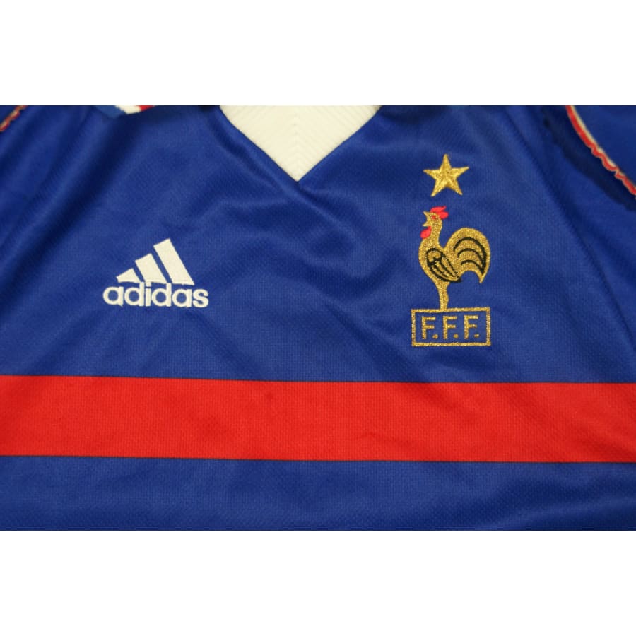 Maillot Equipe de France vintage domicile 1998-1999 - Adidas - Equipe de France