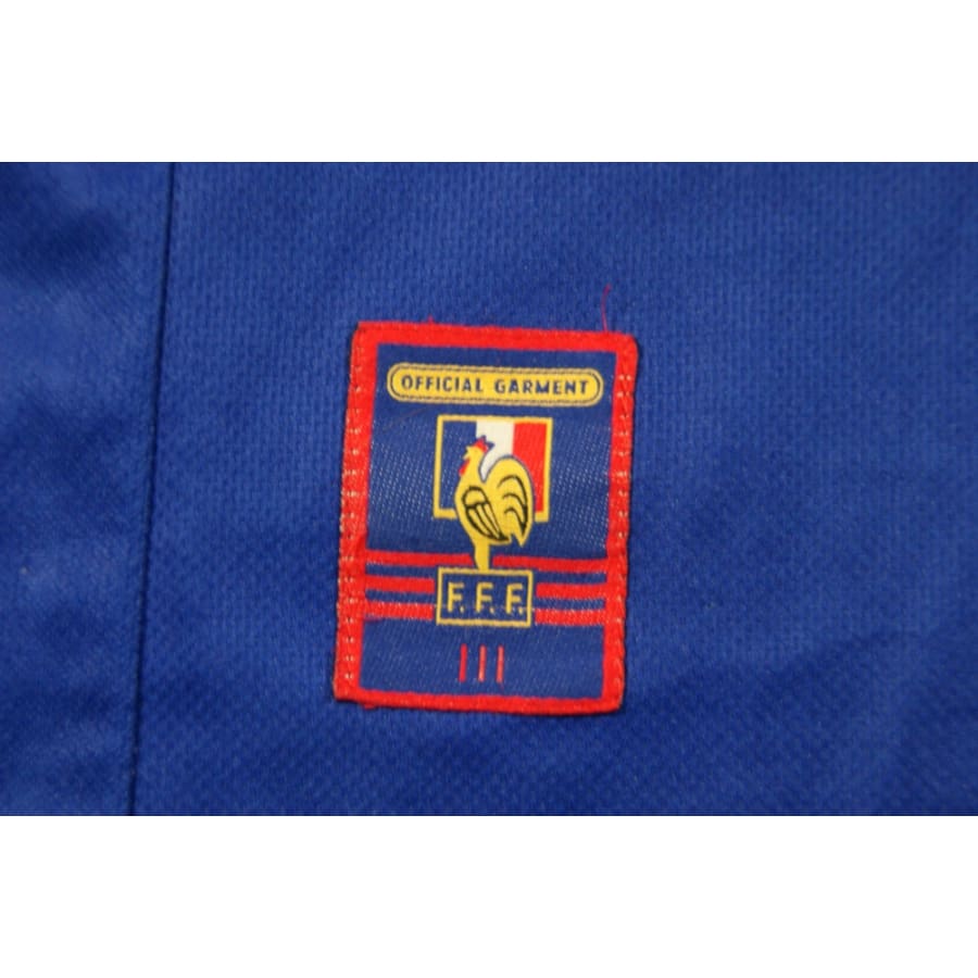 Maillot équipe de France vintage domicile #6 DJORKAEFF 1998-1999 - Adidas - Equipe de France