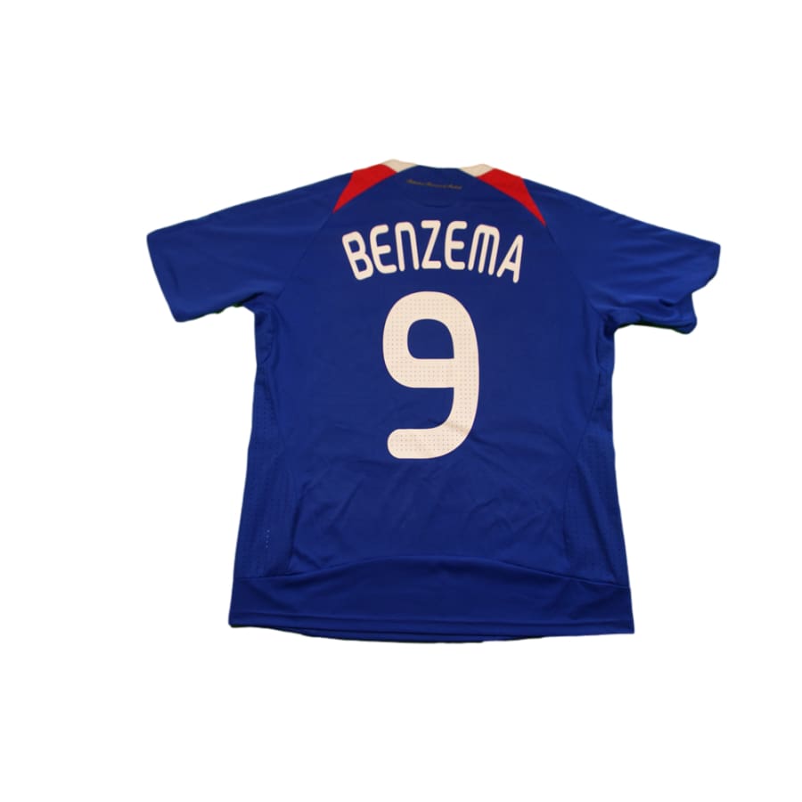 Maillot équipe de France vintage domicile #9 BENZEMA 2008-2009 - Adidas - Equipe de France