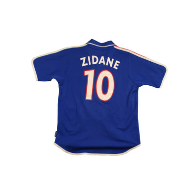 Maillot équipe de France vintage domicile enfant #10 ZIDANE 2000-2001 - Adidas - Equipe de France