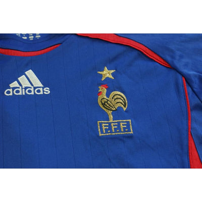 Maillot équipe de France vintage domicile enfant N°10 ZIDANE 2006-2007 - Adidas - Equipe de France