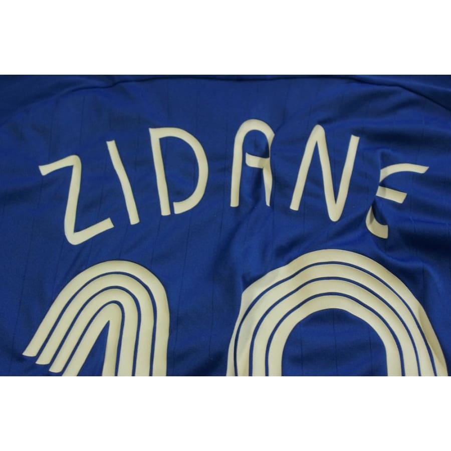 Maillot équipe de France vintage domicile enfant N°10 ZIDANE 2006-2007 - Adidas - Equipe de France