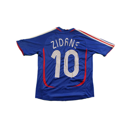 Maillot équipe de France vintage domicile enfant N°10 ZIDANE 2006-2007 - Adidas - Equipe de France