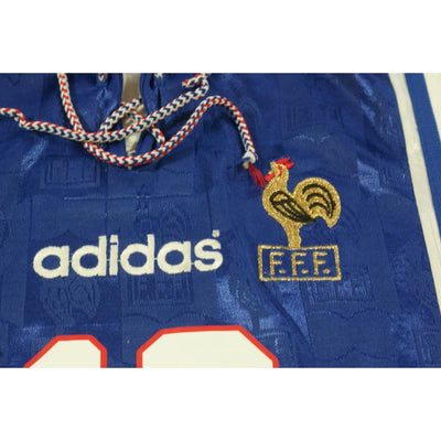 Maillot équipe de France vintage domicile N°10 ZIDANE 1996-1997 - Adidas - Equipe de France