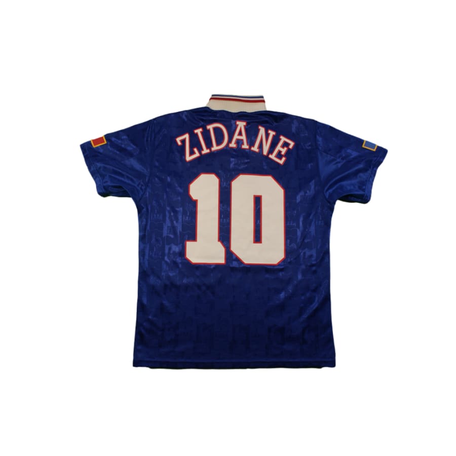 Maillot équipe de France vintage domicile N°10 ZIDANE 1996-1997 - Adidas - Equipe de France