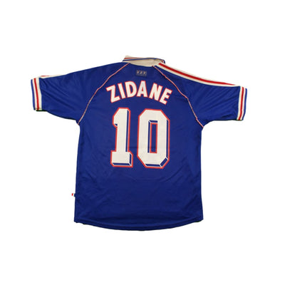 Maillot équipe de France vintage domicile N°10 ZIDANE 1997-1998 - Adidas - Equipe de France