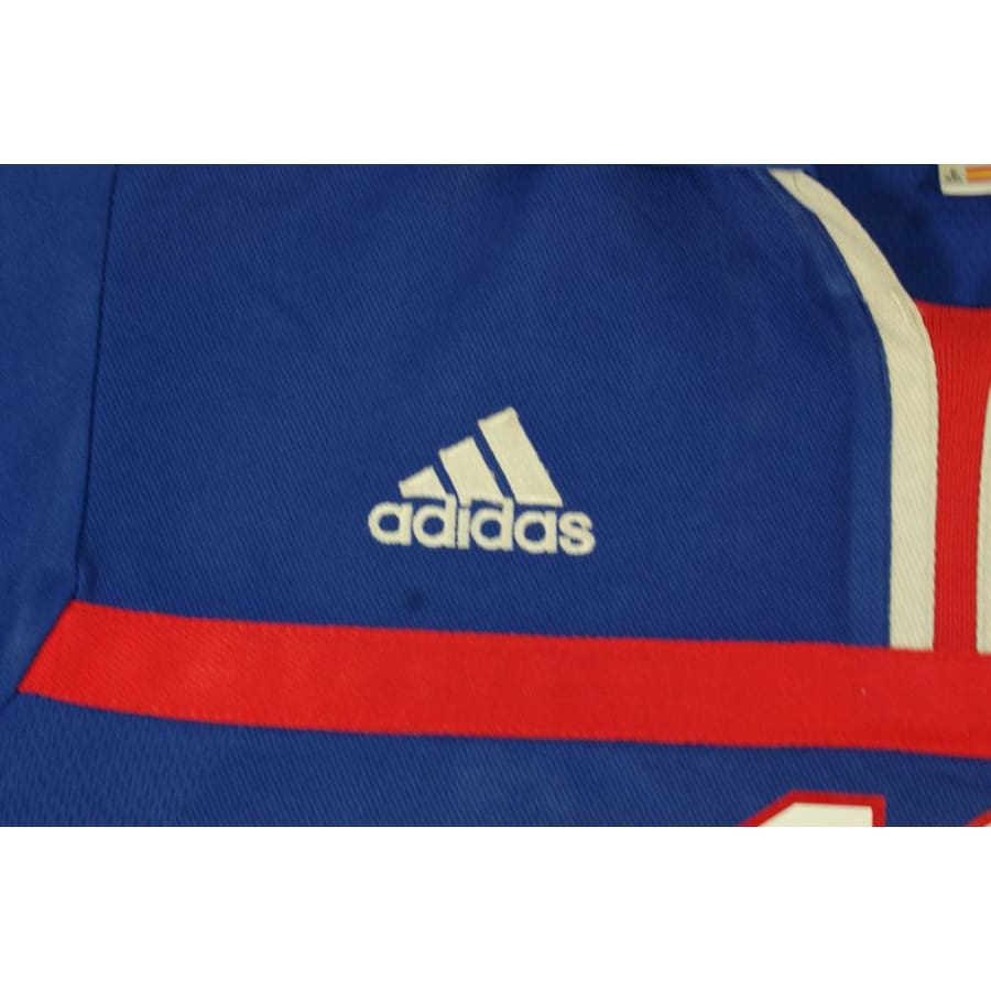 Maillot équipe de France vintage domicile N°10 ZIDANE 2000-2001 - Adidas - Equipe de France