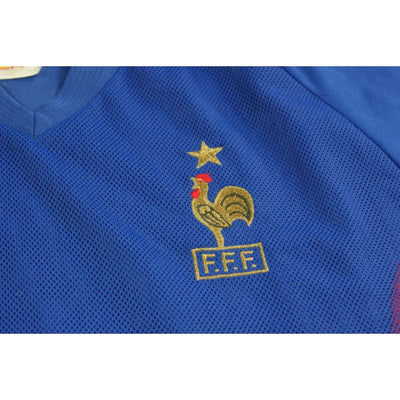 Maillot équipe de France vintage domicile N°10 ZIDANE 2002-2003 - Adidas - Equipe de France