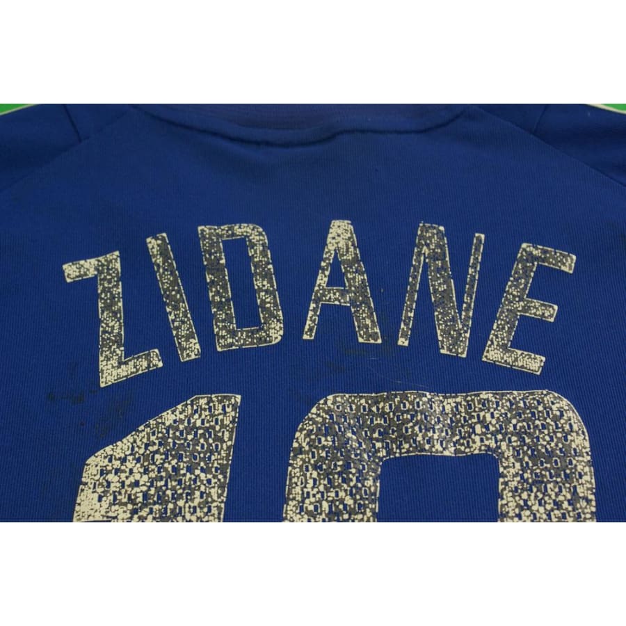 Maillot équipe de France vintage domicile N°10 ZIDANE 2002-2003 - Adidas - Equipe de France