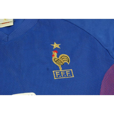 Maillot équipe de France vintage domicile N°10 ZIDANE 2002-2003 - Adidas - Equipe de France