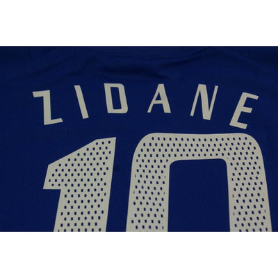 Maillot équipe de France vintage domicile N°10 ZIDANE 2002-2003 - Adidas - Equipe de France