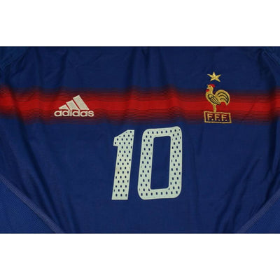 Maillot équipe de France vintage domicile N°10 ZIDANE 2004-2005 - Adidas - Equipe de France