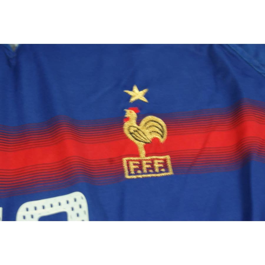 Maillot équipe de France vintage domicile N°10 ZIDANE 2004-2005 - Adidas - Equipe de France