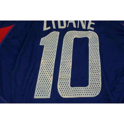 Maillot équipe de France vintage domicile N°10 ZIDANE 2004-2005 - Adidas - Equipe de France