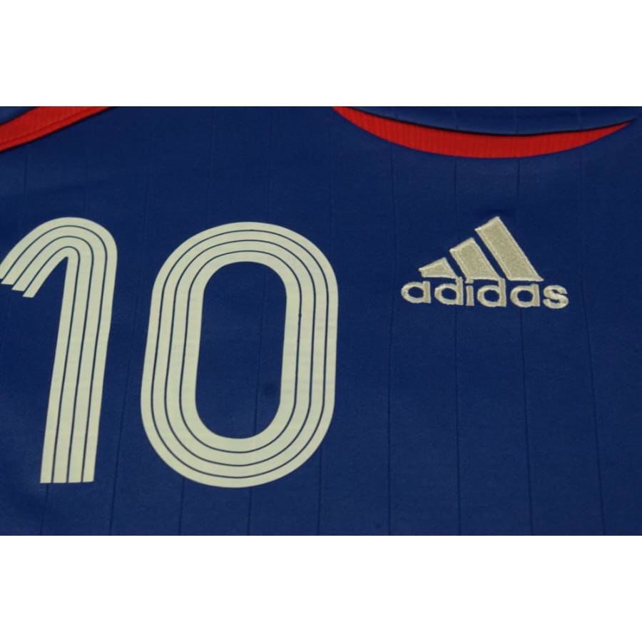 Maillot équipe de France vintage domicile N°10 ZIDANE 2006-2007 - Adidas - Equipe de France