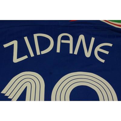 Maillot équipe de France vintage domicile N°10 ZIDANE 2006-2007 - Adidas - Equipe de France