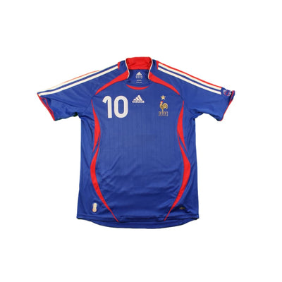 Maillot équipe de France vintage domicile N°10 ZIDANE 2006-2007 - Adidas - Equipe de France