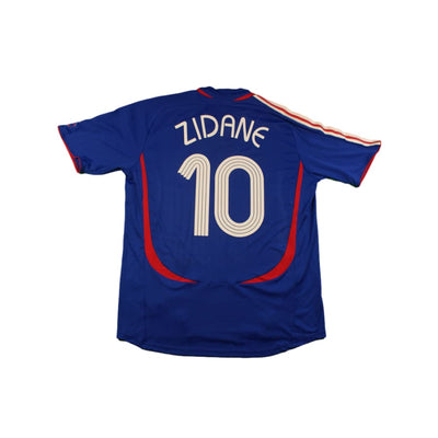 Maillot équipe de France vintage domicile N°10 ZIDANE 2006-2007 - Adidas - Equipe de France