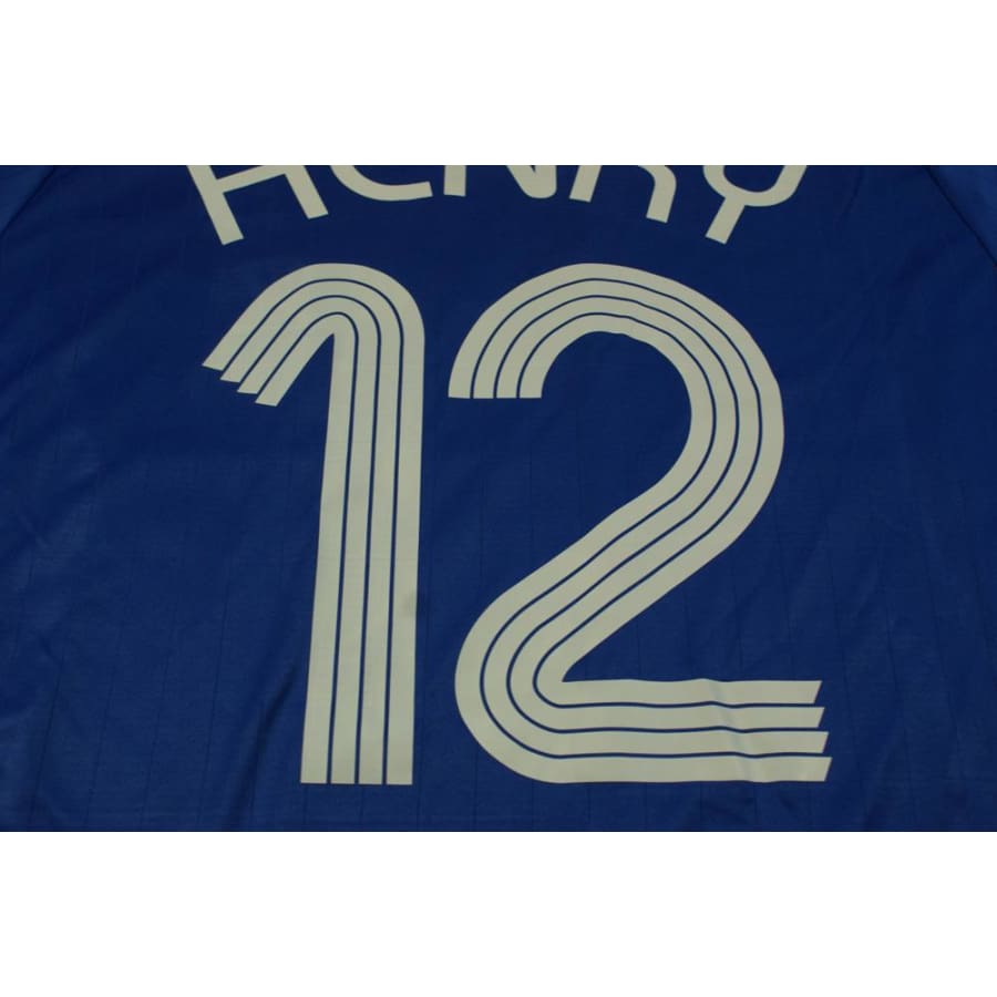 Maillot équipe de France vintage domicile N°12 HENRY 2006-2007 - Adidas - Equipe de France