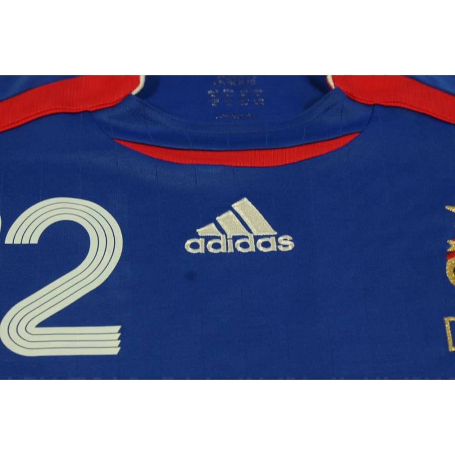 Maillot équipe de France vintage domicile N°12 HENRY 2006-2007 - Adidas - Equipe de France