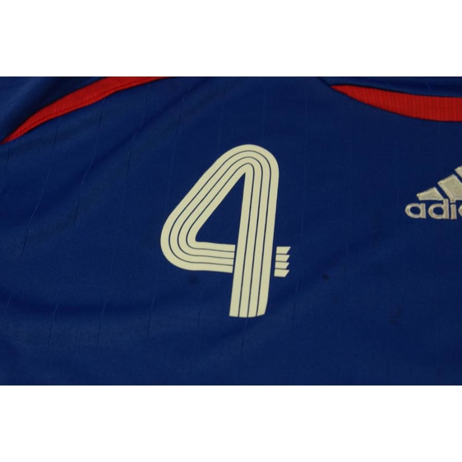 Maillot équipe de France vintage domicile N°4 VIEIRA 2006-2007 - Adidas - Equipe de France