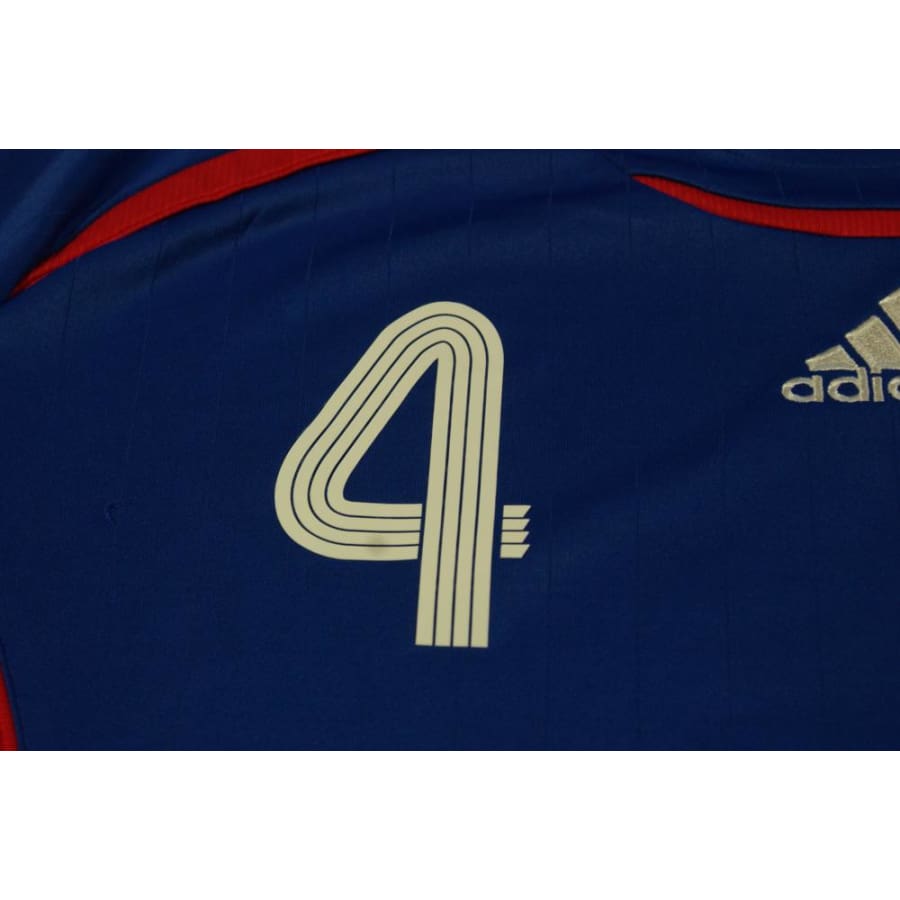 Maillot équipe de France vintage domicile N°4 VIEIRA 2006-2007 - Adidas - Equipe de France