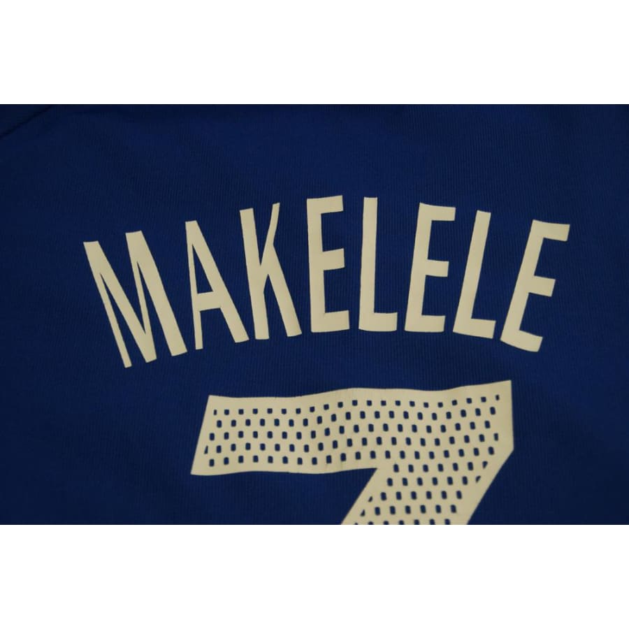 Maillot équipe de France vintage domicile N°7 MAKELELE 2002-2003 - Adidas - Equipe de France