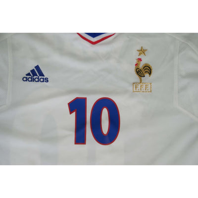 Maillot Equipe de France vintage extérieur #10 Zidane 1999-2000 - Adidas - Equipe de France