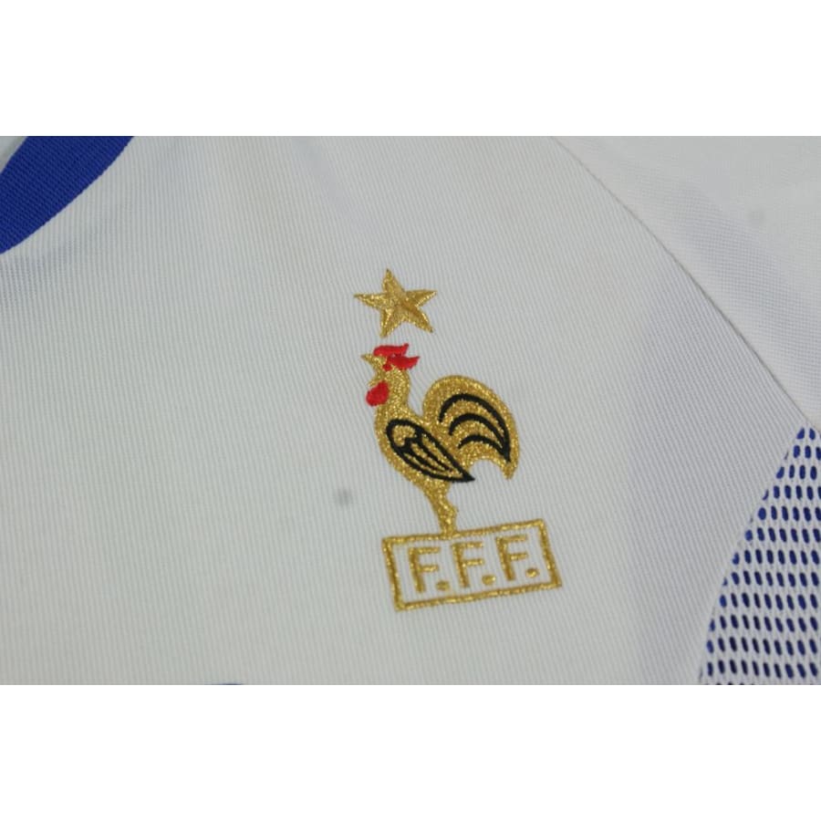 Maillot équipe de France vintage extérieur N°10 ZIDANE 2002-2003 - Adidas - Equipe de France