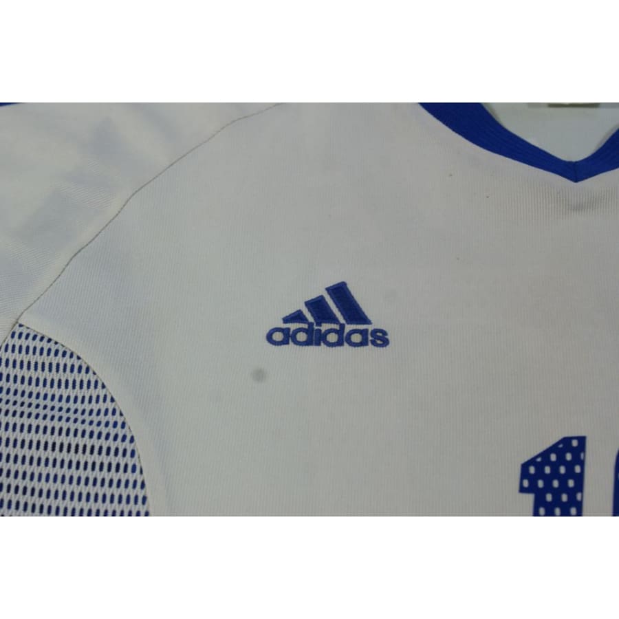 Maillot équipe de France vintage extérieur N°10 ZIDANE 2002-2003 - Adidas - Equipe de France