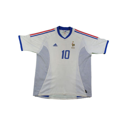 Maillot équipe de France vintage extérieur N°10 ZIDANE 2002-2003 - Adidas - Equipe de France