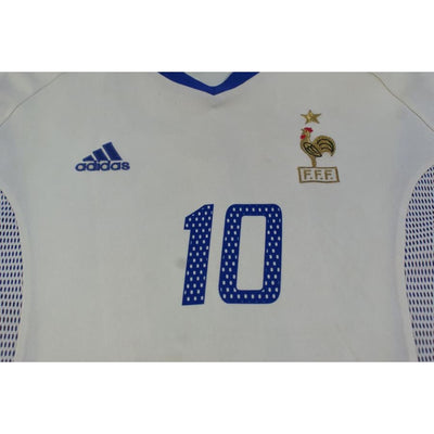 Maillot équipe de France vintage extérieur N°10 ZIDANE 2002-2003 - Adidas - Equipe de France