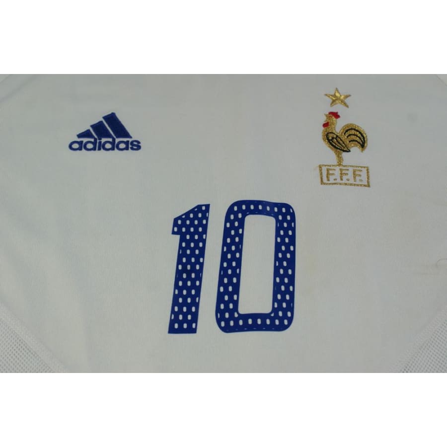 Maillot équipe de France vintage extérieur N°10 ZIDANE 2004-2005 - Adidas - Equipe de France