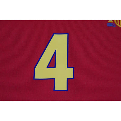 Maillot Espagne rétro domicile #4 GUARDIOLA 2000-2001 - Adidas - Espagne