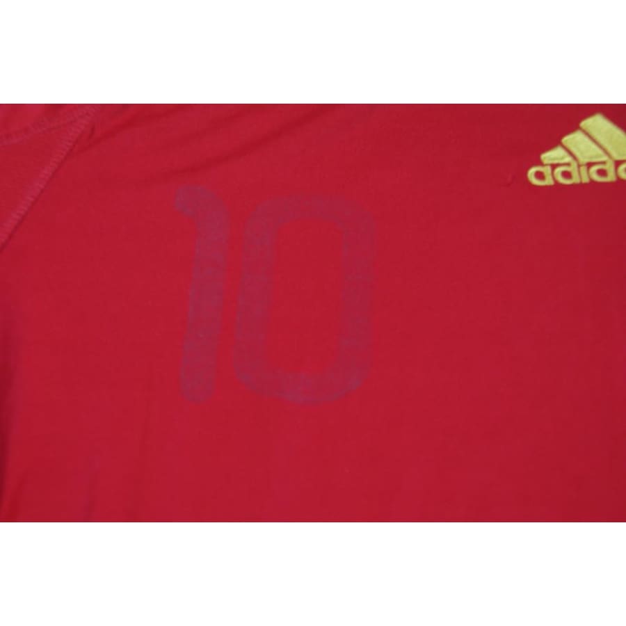 Maillot Espagne vintage domicile #10 FABREGAS 2010-2011 - Adidas - Espagne