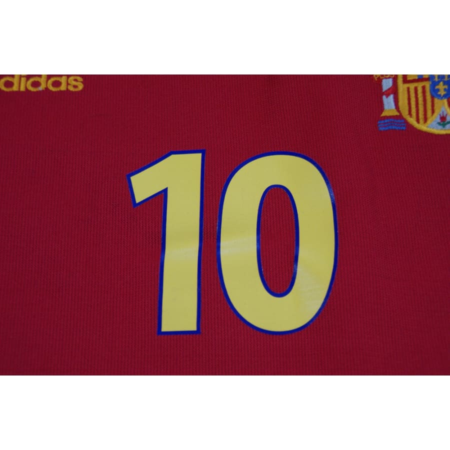 Maillot Espagne vintage domicile #10 RAUL 2000-2001 - Adidas - Espagne