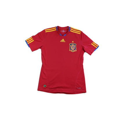 Maillot Espagne vintage domicile N°7 DAVID VILLA 2010-2011 - Adidas - Espagne