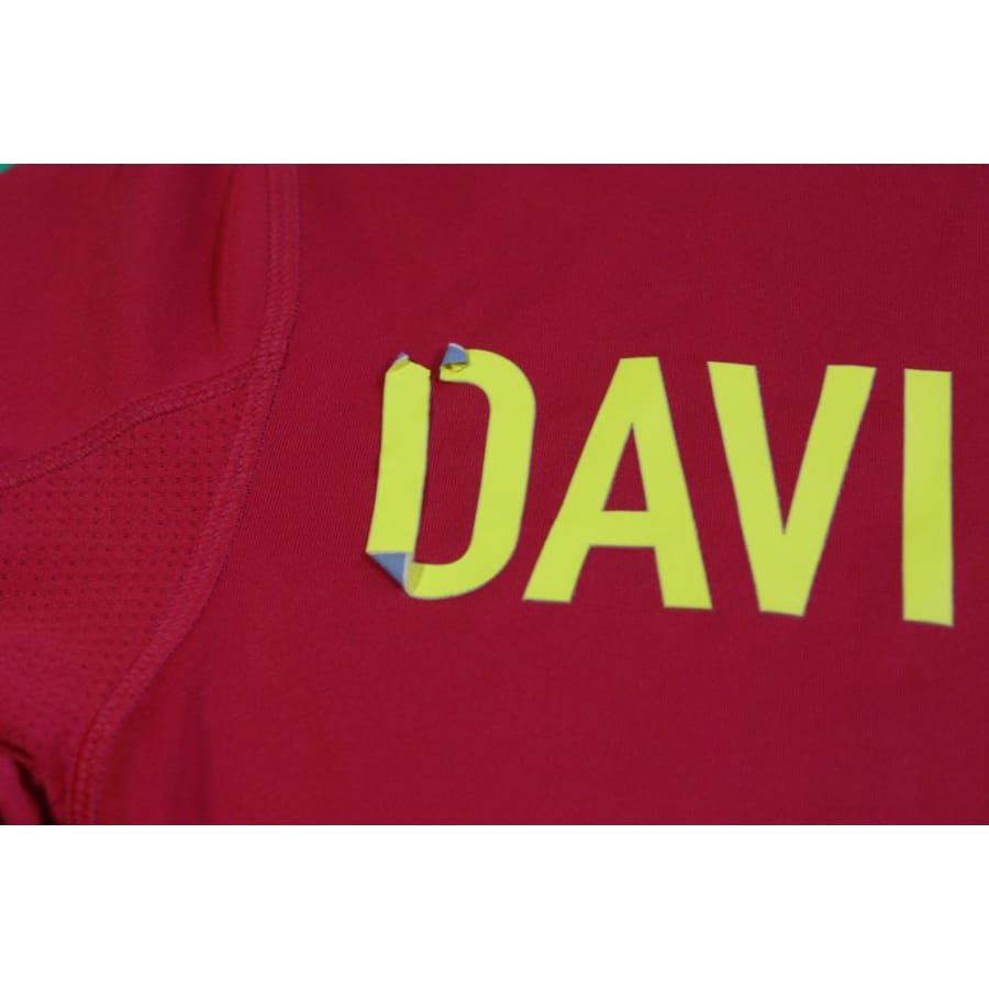 Maillot Espagne vintage domicile N°7 DAVID VILLA 2010-2011 - Adidas - Espagne