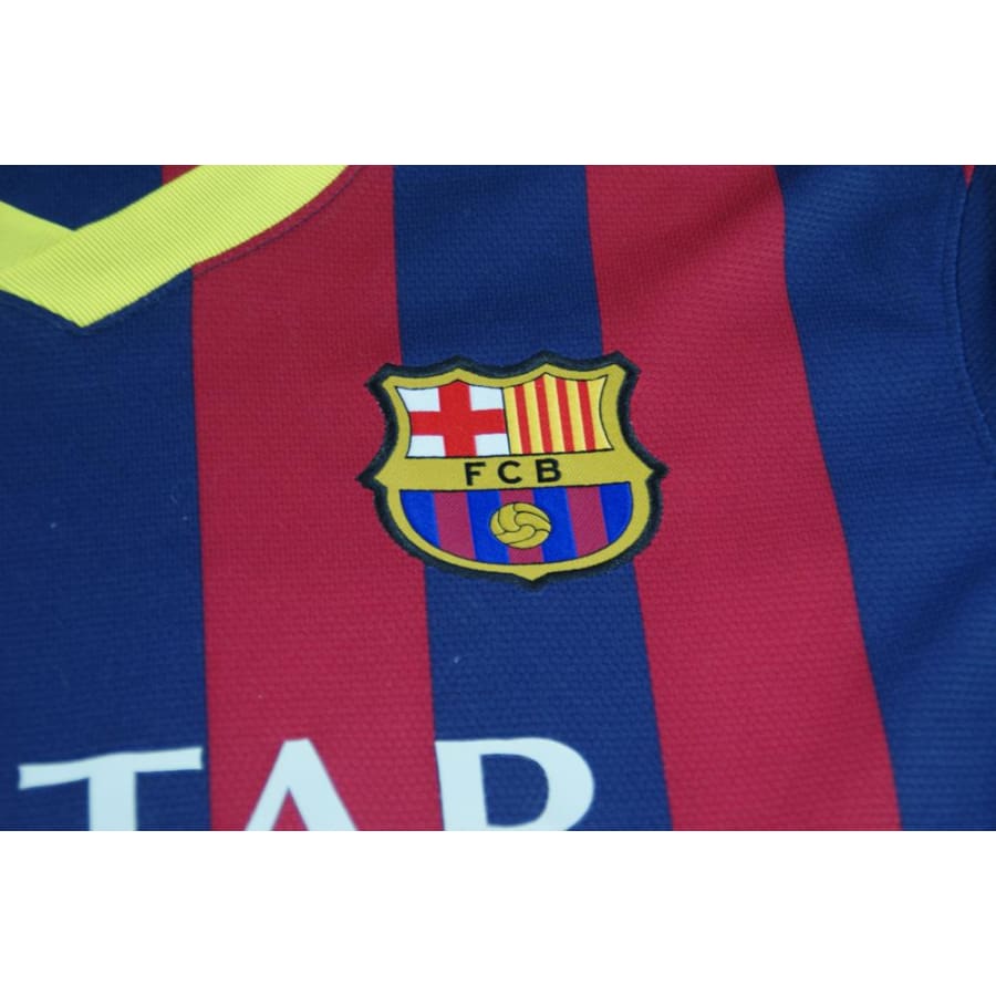 Maillot FC Barcelone domicile N°9 NOLLIBUS 2013-2014 - Nike - Barcelone