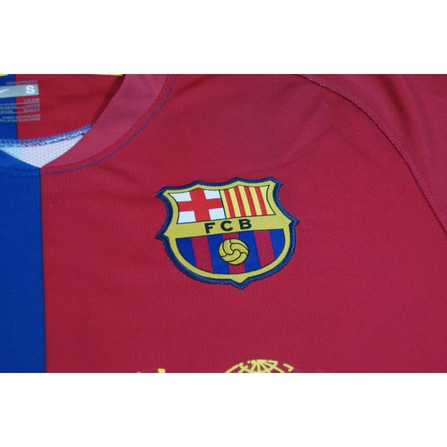 Maillot FC Barcelone rétro domicile 2008-2009 - Nike - Barcelone