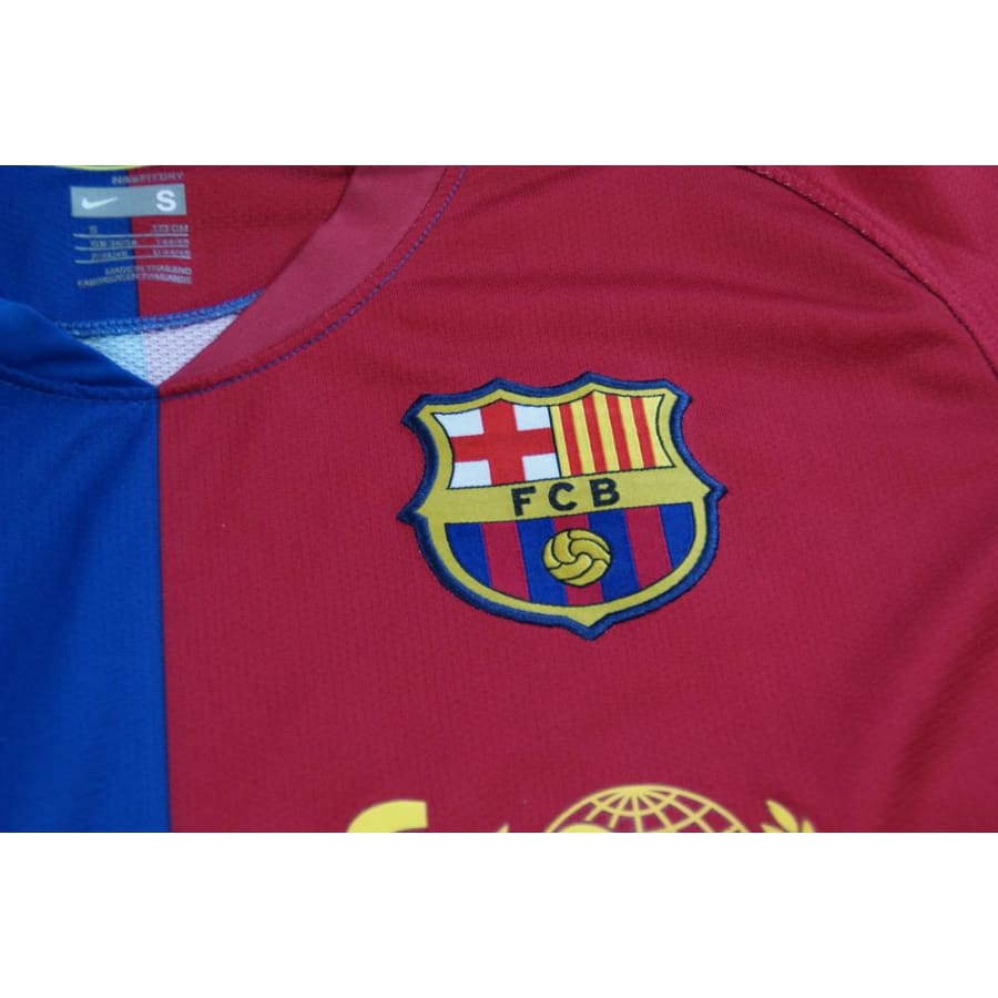 Maillot FC Barcelone rétro domicile 2008-2009 - Nike - Barcelone