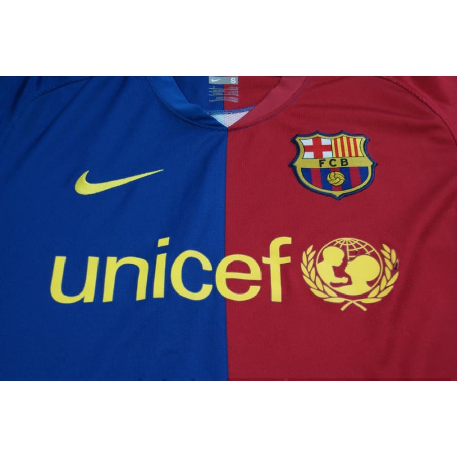 Maillot FC Barcelone rétro domicile 2008-2009 - Nike - Barcelone