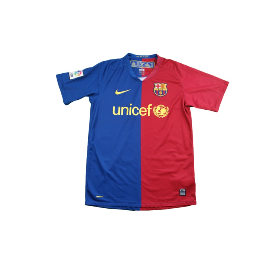 Maillot FC Barcelone rétro domicile 2008-2009 - Nike - Barcelone