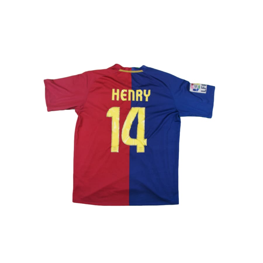 Maillot FC Barcelone vintage domicile #14 Henry 2008-2009 - Nike - Barcelone