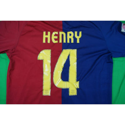 Maillot FC Barcelone vintage domicile #14 Henry 2008-2009 - Nike - Barcelone
