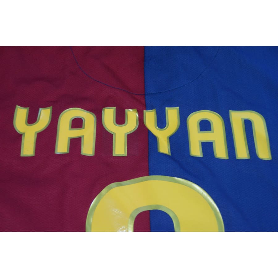 Maillot FC Barcelone vintage domicile #9 YAYYAN 2008-2009 - Nike - Barcelone